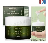 DEWYTREE Ultra Vitalizing Snail Cream 80 ml Premium crema idratante anti-età