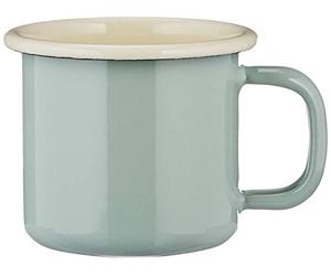 Dexam 150 ml Vintage Acciaio smaltato Tazza di caffè Espresso, Verde
