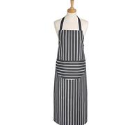 Dexam Classic Butcher's Stripe, Grembiule per Adulti, Lunghezza più Lunga, Grigio Ardesia, 99 x 68