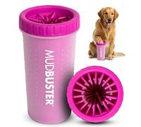 Dexas MudBuster Pulitore per zampe di cani portatile, misura L, fucsia