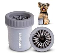 Dexas MudBuster Pulitore per zampe di cani portatile, misura S, grigio chiaro