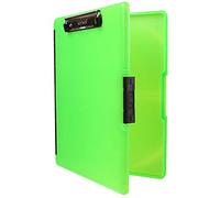 Dexas Slimcase 3517-807 - Portablocco con Apertura Laterale, Colore: Verde Fluo
