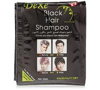 Dexe Black Hair Shampoo per uomini e donne, 10 confezioni