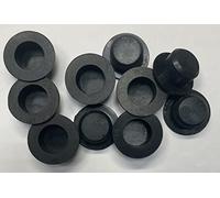 dexierp Protezione con Inserto Conico flangiato, Tappo e Tappo per Foro ID 20-21 mm 51/64"-53/64" dell'apertura della Bottiglia del Tubo (Confezione da 10) Gomma Riutilizzabile