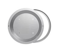 Dexinhdh Coperture per Fosse Settiche Resistenti, Copertura E Telaio per Tombino Invisibili in Acciaio Inossidabile, Vasi per Prato Interrati per Vialetti di Giardini(Round,40cm)