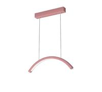 Dexinhdh Lampada a sospensione ad arco in alluminio, dimmerabile | Lampada LED professionale ad arco senza ombre per manicure, regolabile in altezza, per saloni di bellezza(Pink)