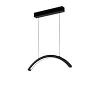 Dexinhdh Lampada a sospensione ad arco in alluminio, dimmerabile | Lampada LED professionale ad arco senza ombre per manicure, regolabile in altezza, per saloni di bellezza(Black)