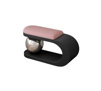 Dexinhdh Panca Da Ingresso In Metallo, Panca Imbottita Per La Fine Del Letto Con Cuscini In Tessuto Simile Alla Lana D'agnello, Design Della Seduta Curva, Sgabello Laterale Per Divano(E,120cm)