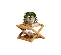 Dexinhdh Scarpiera Organizer, Porta Scarpe Verticale Pieghevole, Scaffale In Bambù Senza Bisogno Di Montaggio, Mensola Stretta Salvaspazio, Ideale Per Soggiorno, Bagno, Balcone(A,2 Tier)