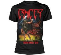 DEXINJIULOU Cancer Death Shall Rise Mens T-Shirt Unisex Black Top Tee M