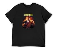 DEXINJIULOU Candyman Retro Clive Barker Slasher Film Horror Movie Mens T-Shirt Unisex Black Top Tee 3XL