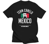 DEXINJIULOU Canelo Alvarez Team Flag Mens T-Shirt Unisex Black Top Tee XXL