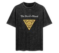DEXINJIULOU The Devils Blood Mens T-Shirt Unisex Black Top Tee 3XL