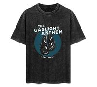 DEXINJIULOU The Gaslight Anthem Boxing Gloves Mens T-Shirt Unisex Black Top Tee M