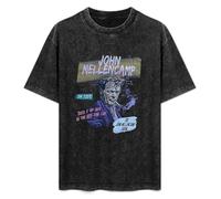DEXINJIULOU The John Mellencamp Show On Tour Mens T-Shirt Unisex Black Top Tee L