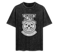 DEXINJIULOU Tonight Alive Ta Keys Mens T-Shirt Unisex Black Top Tee XL