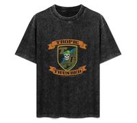 DEXINJIULOU Tropic Thunder Mens T-Shirt Unisex Black Top Tee S