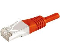 DEXLAN - Cavo Patch Cat6, RJ45, FTP, Lunghezza 1 m, Colore: Rosso