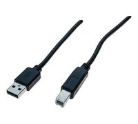 Dexlan Cavo USB 2.0 tipo A/B, 1,8 m, colore: Nero
