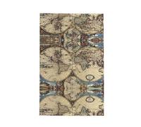 DEXNEL Asciugamani da cucina a nido d'ape con stampa di mappe antiche mappe in poliestere ultra morbido ad asciugatura rapida assorbente senza pelucchi