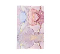 DEXNEL Asciugamani da cucina a nido d'ape con stampa in marmo viola e oro, in poliestere ultra morbido, ad asciugatura rapida, assorbente, senza pelucchi