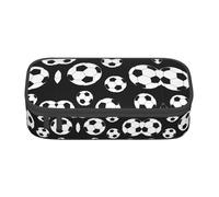 DEXNEL Astuccio portapenne portatile per la scuola, con cerniera, resistente, ad alta capacità, multifunzione, per bambini, Nero , Taglia unica, Organizer per borse