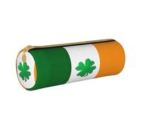 DEXNEL Astuccio scolastico con bandiera irlandese, porta penne con cerniera, elegante e pratico astuccio per matite per ragazzi e ragazze regalo, bianco, Taglia unica, Organizer per borse