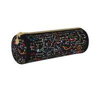 DEXNEL Astuccio scolastico con formula matematica, portapenne con cerniera, elegante e pratico, ideale come regalo per ragazzi e ragazze, bianco, Taglia unica, Organizer per borse
