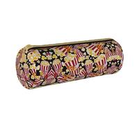 DEXNEL Astuccio scolastico con stampa popcorn, porta penne con cerniera, elegante e pratico astuccio per matite per ragazzi e ragazze regalo, bianco, Taglia unica, Organizer per borse