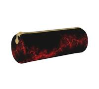 DEXNEL Astuccio scolastico rosso con esplosione esplosiva, porta penne con cerniera, elegante e pratico, ideale come regalo per ragazzi e ragazze, bianco, Taglia unica, Organizer per borse