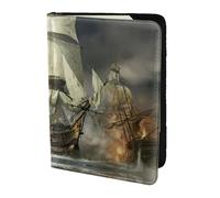 Dexnel Cool Pirate Ship Printing 1 pz porta passaporto per viaggio donne uomini, carino passaporto custodia viaggio passaporto