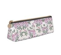 DEXNEL Dusky Rose - Astuccio in pelle per matite, cancelleria, astuccio per trucchi portatile, bianco, Taglia unica, Astuccio per trucchi