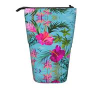 DEXNEL Hello Hawaii, grazioso portamatite telescopico con supporto in piedi, astuccio pop-up per studenti, ragazze, ragazzi, Nero , Taglia unica, Organizer per borse