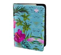 Dexnel Hello Hawaii Printing 1 pz porta passaporto per viaggio donne uomini, carino custodia per passaporto da viaggio