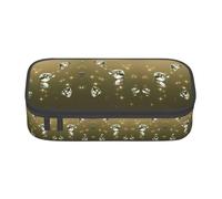 DEXNEL Shining Diamond - Astuccio portatile per la scuola, con cerniera, ad alta capacità, robusto, multifunzionale, per bambini, Nero , Taglia unica, Organizer per borse