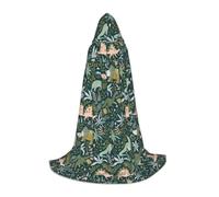 Dexnel Simpatico dinosauro con cappuccio mantello per adolescenti gotico fantasy medievale cosplay costume teatro teatro