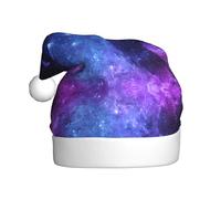 Dexnel Universo Galaxy Star Spazio Stampa Inverno Caldo Caps 1 Pezzi Unisex Regali di Natale Adulto Vacanze Albero di Natale Decorazione Cappello di Babbo Natale