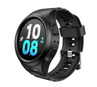 Dexnor Compatibile con Orologio Samsung 4/5 (44MM), Custodia Protettiva di Grado Militare con Cinturino Regolabile iWatch in Silicone Morbido Resistente Agli Urti per Lo Sport - Nero