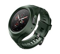 Dexnor Compatibile con Orologio Samsung Active 2 (44MM), Custodia Protettiva di Grado Militare con Cinturino Regolabile iWatch in Silicone Morbido Resistente Agli Urti per Lo Sport - Verde
