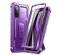 Dexnor Compatibile con Samsung Galaxy S20 Fe 5G Custodia 6,5" (Non Compatibile con S20) con Protezione per Schermo Integrata Copertura Protettiva per Paraurti a 360 Gradi con Supporto - Viola