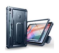 Dexnor Compatibile con Samsung Galaxy Tab S6 Lite Cover [Protezione dello schermo integrata e supporto], Custodia protettiva antiurto durevole di grado militare case - Blu Marino