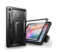 Dexnor per Samsung Galaxy Tab S6 Lite Cover [Protezione dello schermo integrata e supporto], Custodia protettiva antiurto durevole di grado militare case per Samsung Galaxy Tab S6 Lite - Nero