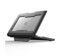 Dexnor Custodia per MacBook Pro 16 Pollici M3 Pro/Max (2023) & M2 Pro/Max A2780 (2023) & M1 Pro/Max A2485 (2021), 【Costruito Staffa】 Rigida a Doppio Strato Protettiva Cover Case - Nero