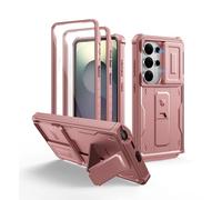 Dexnor Custodia per Samsung Galaxy S26 Ultra con copertura per fotocamera scorrevole aggiornata e 2 cornici frontali e pellicola protettiva integrata e cavalletto, custodia robusta e resistente a