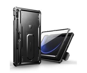 Dexnor per Samsung Galaxy Tab S9 FE Plus Cover [Protezione dello schermo integrata e supporto], Custodia protettiva antiurto durevole di grado militare case per Samsung Galaxy Tab S9 FE Plus - Nero