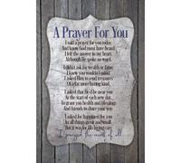 Dexsa - Una oraci n por ti... Placa de madera ""Nuevos Horizontes"" | Fabricada en EE. UU.