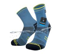 DexShell Calzini impermeabili da trail running, a compressione, per uomini e donne, interno traspirante Coolmax, membrana traspirante, Germano reale, S