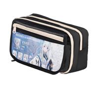 DEXSHUN Astuccio per matite anime, personaggio Misono Mika/Hayase Yūka/Shirasu Azusa/Kasumizawa Miyu, astuccio grande cartone animato per ragazze e ragazzi, Type04, 21x8x13cm, Astuccio portachiavi