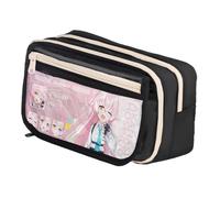 DEXSHUN Astuccio per matite anime, personaggio Misono Mika/Hayase Yūka/Shirasu Azusa/Kasumizawa Miyu, astuccio grande cartone animato per ragazze e ragazzi, Type09, 21x8x13cm, Astuccio portachiavi