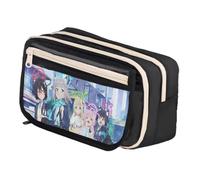 DEXSHUN Astuccio per matite anime, personaggio Misono Mika/Hayase Yūka/Shirasu Azusa/Kasumizawa Miyu, astuccio grande cartone animato per ragazze e ragazzi, Type01, 21x8x13cm, Astuccio portachiavi